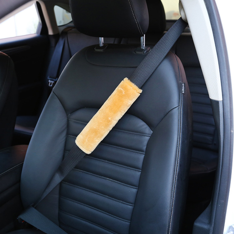 Faux Fur Auto Seat Belt Cover Shoulder Seatbelt Pad